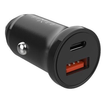 FIXED Auto punjač Car charger 20W FIXCC20N-CU-BK