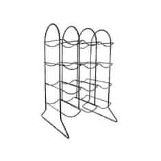 Ostatní Stalak za vino HT-22170822 metal black 12 bottles
