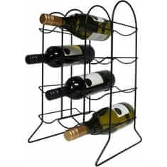 Ostatní Stalak za vino HT-22170822 metal black 12 bottles