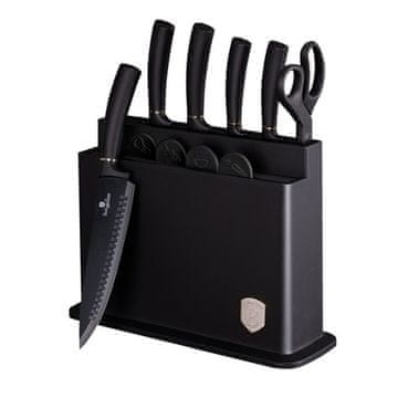 Berlingerhaus Set noževa BH-2492 with non-stick coating 11 pcs in a stand Matte Black Collection