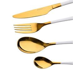 Bergner Set pribora za jelo BG-45150-WH stainless steel 16 pcs Lisboa white