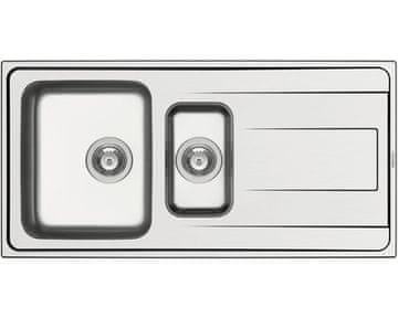 PYRAMIS Kuhinjski sudoper od nehrđajućeg čelika ALEA (100X50) 1 1/2B 1D (107155001)