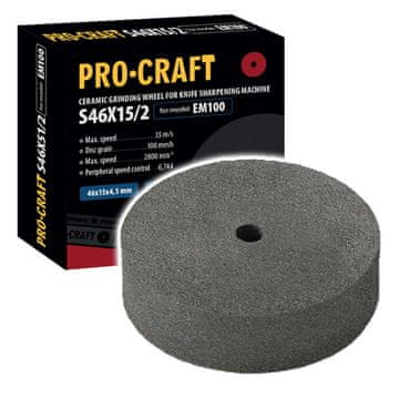 Procraft Brusni kotač za oštrač noževa S46X15/2 /EM100