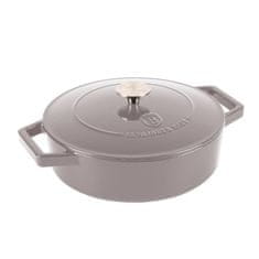 Berlingerhaus Lonac od lijevanog željeza BH-6527 with lid 26 cm Taupe Collection