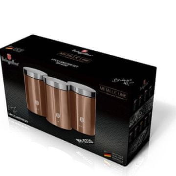 Berlingerhaus Posuda za hranu BH-6720 Set of 3 Rosegold Metallic Line