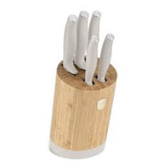 Berlingerhaus Set noževa BH-2755 with stand BAMBOO 6 pcs Sahara Collection
