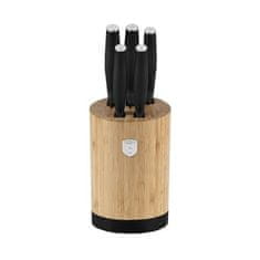 Berlingerhaus Set noževa BH-2753 with stand BAMBOO 6 pcs Matt Black Collection