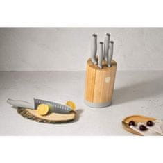 Berlingerhaus Set noževa BH-2755 with stand BAMBOO 6 pcs Sahara Collection