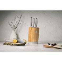 Berlingerhaus Set noževa BH-2755 with stand BAMBOO 6 pcs Sahara Collection