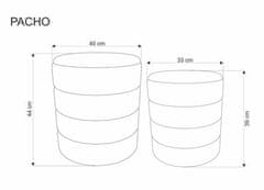 Halmar Stolice PACHO set, beige