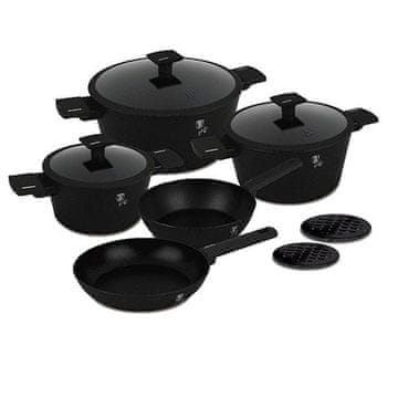 Berlingerhaus Set posuđa BH-8197 10 ks Matte Black Collection