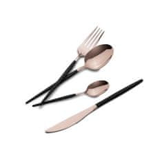 Berlingerhaus Set pribora za jelo BH-3073 24 pcs stainless steel mirror Black Rose Collection