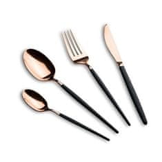 Berlingerhaus Set pribora za jelo BH-3073 24 pcs stainless steel mirror Black Rose Collection