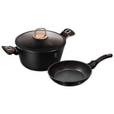 Berlingerhaus Set posuđa BH-8167 3 ks Black Rose Collection