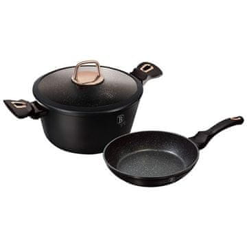 Berlingerhaus Set posuđa BH-8167 3 ks Black Rose Collection