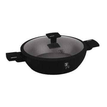 Berlingerhaus Duboka tava s titanskom površinom BH-8185 with lid 28 cm Matte Black Collection