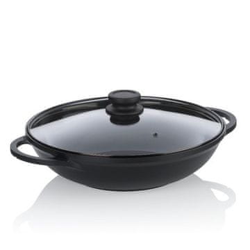 Kela WOK tava KL-15174 Atura cast aluminum black 4 l