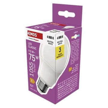 EMOS LED žarulja ZQ5E53 CLS A60 9.5W(75W) 1055lm E27 NW