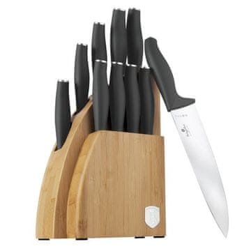 Berlingerhaus Set noževa sa stalkom BH-2758 BAMBOO 10 pcs Anthracite Collection