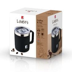 Bergner Termos šalica BG-37788-BK 350 ml stainless steel black