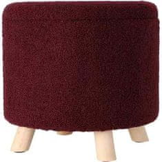 EXCELLENT Stolica s prostorom za pohranu KO-AAK400230 Plush 40 x 37 cm red