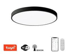 Immax Stropna svjetiljka07249L LITE SEMPLICI black 50cm 48W 3468lmTuya WiFi BEACON