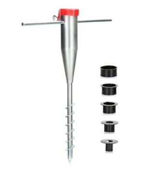 ProGarden Držač suncobrana s vijkom za uzemljenje KO-CY8100110