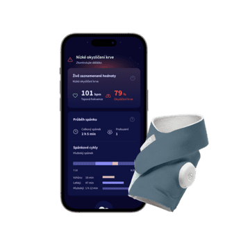 Owlet Pametna čarapa Dream Sock - Bedtime Blue