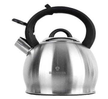 Blaumann Zviždeći čajnik BL-7458 Whistling kettle stainless steel 3 L Silver Edition