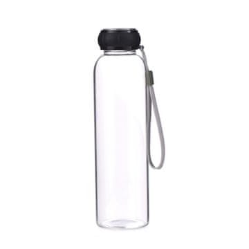 Bergner Boca BG-20120-BK Portable glass bottle with strap 550 ml