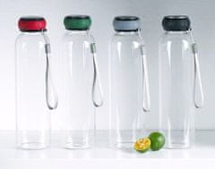 Bergner Boca BG-20120-BK Portable glass bottle with strap 550 ml