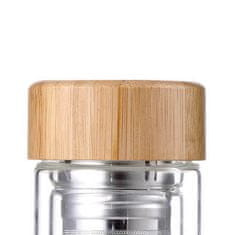 Bergner Boca BG-20135-MM Portable glass bottle with strainer 350 ml