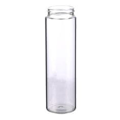 Bergner Boca BG-20136-MM Portable glass bottle with bamboo lid 600 ml