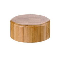 Bergner Boca BG-20136-MM Portable glass bottle with bamboo lid 600 ml