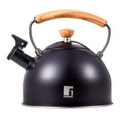 Bergner Zviždeći čajnik BG-37312-GY CHARCOAL 2.3 liters purple-black