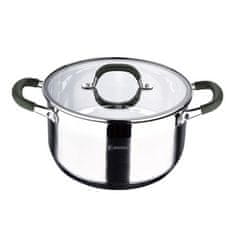 Bergner Lonac s poklopcem BG-32129-MM stainless steel MIDNIGHT 28 cm 9.5 liters