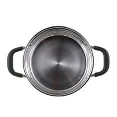 Bergner Lonac s poklopcem BG-32126-MM stainless steel MIDNIGHT 20 cm 2.3 liters
