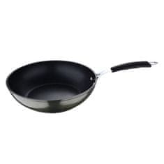 Bergner WOK tava s neprianjajućom površinom BG-30129-GR MIDNIGHT 28 cm green