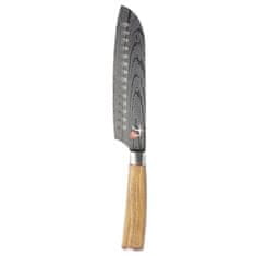 Masterpro Santoku nož BGMP-4168 TETSU 17.5 cm stainless steel wood