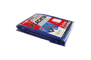 Enpro Ploviti PROFI cover sheet, 5 x 6 m, 140 g/m?, blue - silver