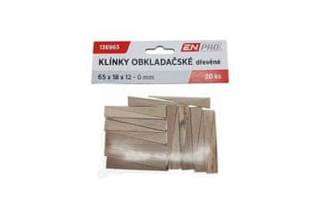 Enpro klinovi Wooden mounting wedges, 65 x 18 x 12 - 0 mm, 20 pcs