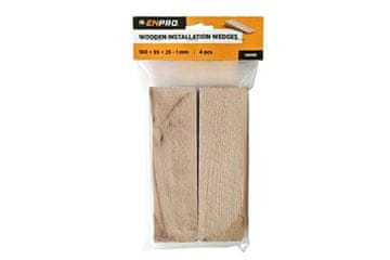 Enpro klinovi Wooden floor wedges, 180 x 55 x 25 - 1 mm, 4 pcs.