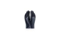 Ostatní Rukavica Disposable gloves GRIPPAZ 246A BLACK, powder-free, 50 pcs, size 9