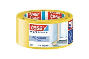 Tesa Samoljepljiva traka Plastic masking tape 66001, UV 4 weeks, 33 m x 50 mm, yellow