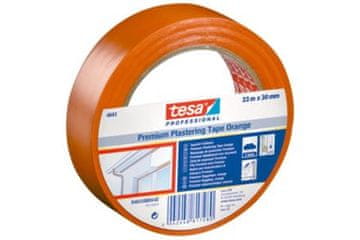 Tesa Traka za žbukanje Plastering tape plastic 4843, UV 2 weeks, 33 m x 50 mm, orange