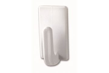 Tesa Kuka za ljepilo Adhesive hook, rectangular, small, white, Powerstrips