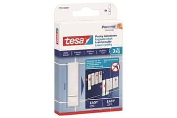 Tesa Samoljepljiva traka Self-adhesive strip for metal and tiles, white, Powerstrips