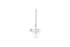 Tesa Četka za WC Toilet brush set with holder, Moon