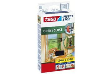 Tesa Mreža za insekte Insect screen, opening, 1.5 x 1.3 m, black