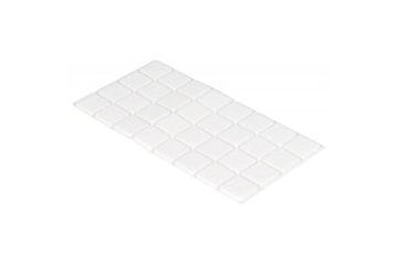 Walteco Set filcanih jastučića Felt pads 25 x 25 mm, self-adhesive, white, 32 pcs.